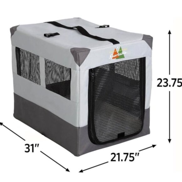 Unboxed Canine Camper Portable Dog Crate / Tent Crate/ Travel Medium - Picture 2 of 6